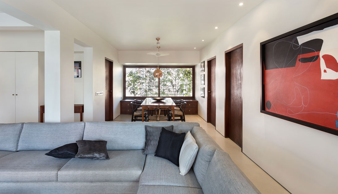 Apartment 701 Living Room and Dining • WE Design Studio • Architects & Interior Designers in India • WE Design Studio • Architects & Interior Designers in India