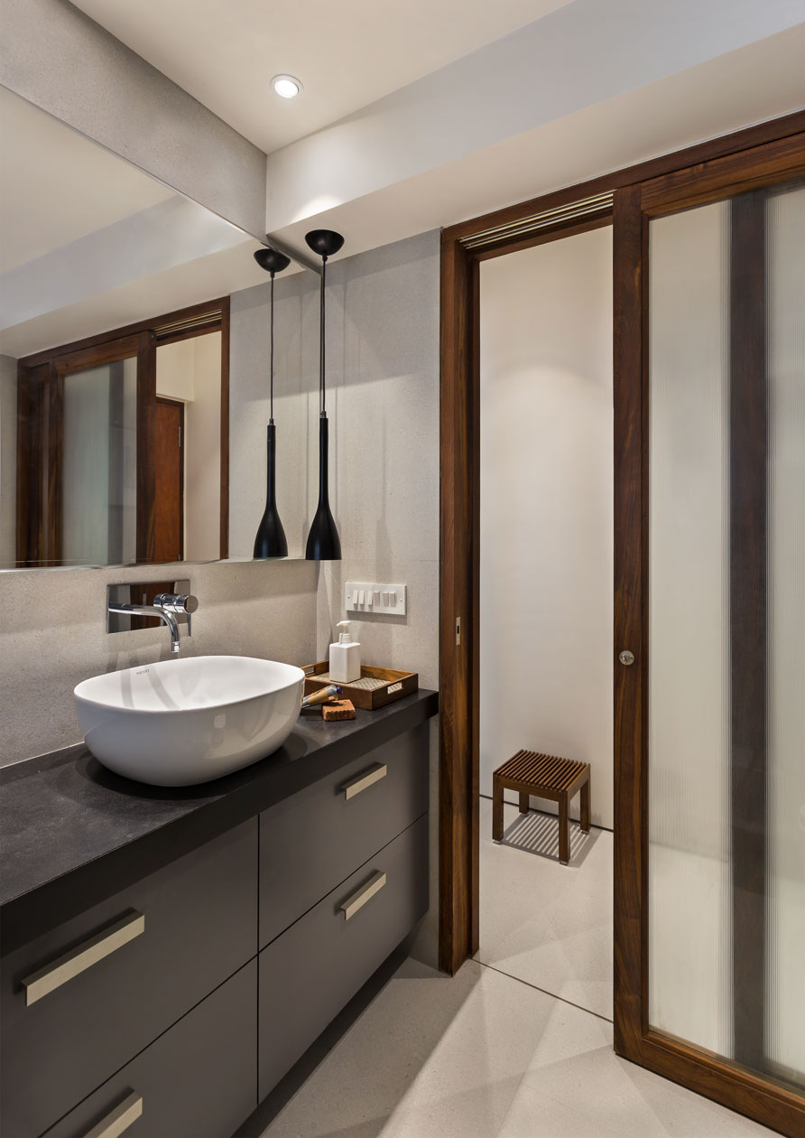 Apartment 701 Washroom • WE Design Studio • Architects & Interior Designers in India