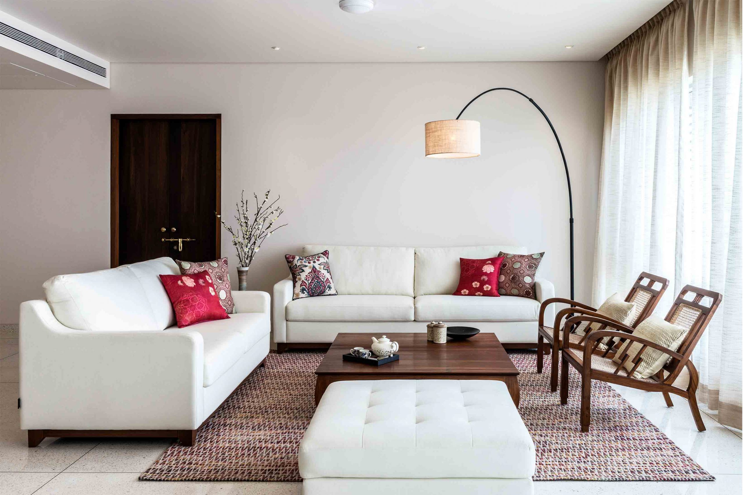 Mahalaxmi Residence I Living Room • WE Design Studio • Architects & Interior Designers in India