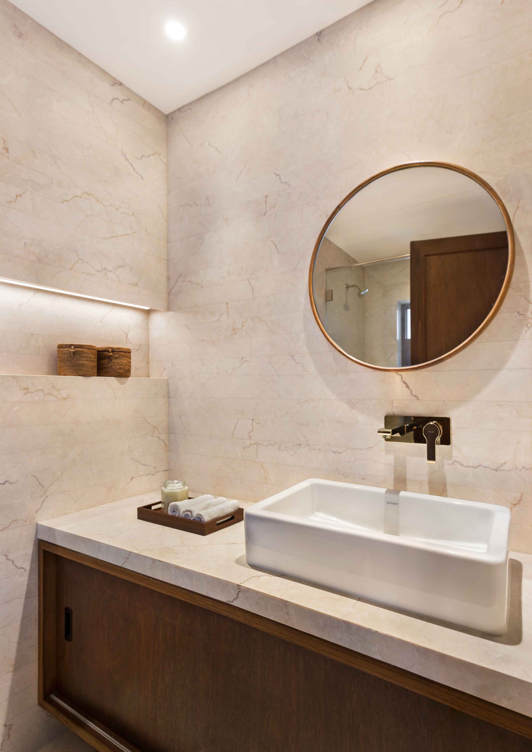 Mahalaxmi Residence II Washroom • WE Design Studio • Architects & Interior Designers in India