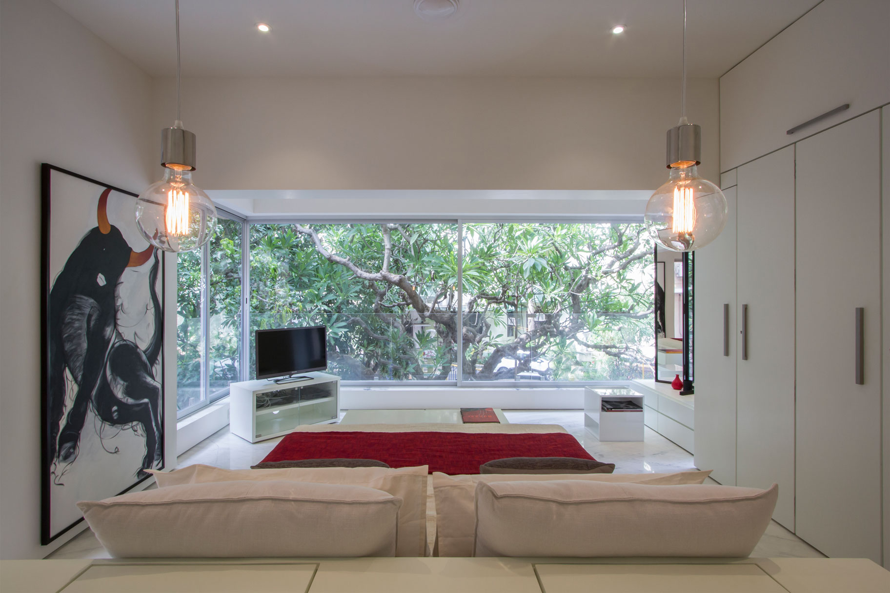 Malabar Hill Residence Living Room • WE Design Studio • Architects & Interior Designers in India