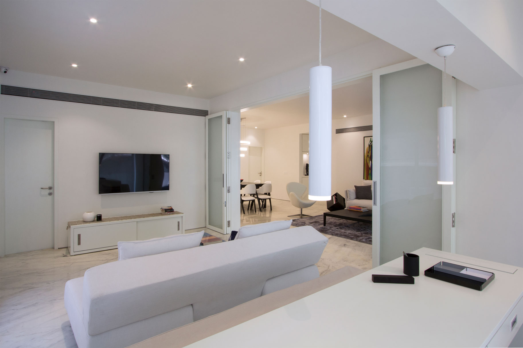 Malabar Hill Residence Living Room • WE Design Studio • Architects & Interior Designers in India